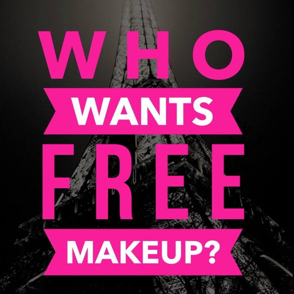 One Free Makeup item with any purchase over $100💄